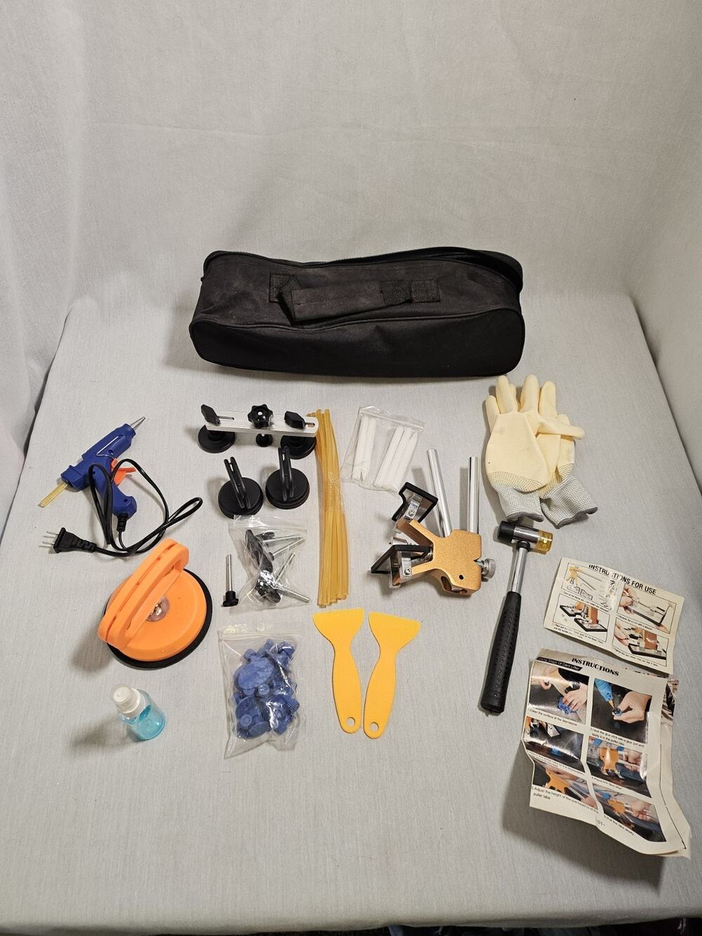 Auto Body Repair Dent Kit for Car PDR Tool Puller Tabs Slide Hammer Set